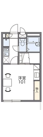 レオパレスミルキーウェイの物件間取画像